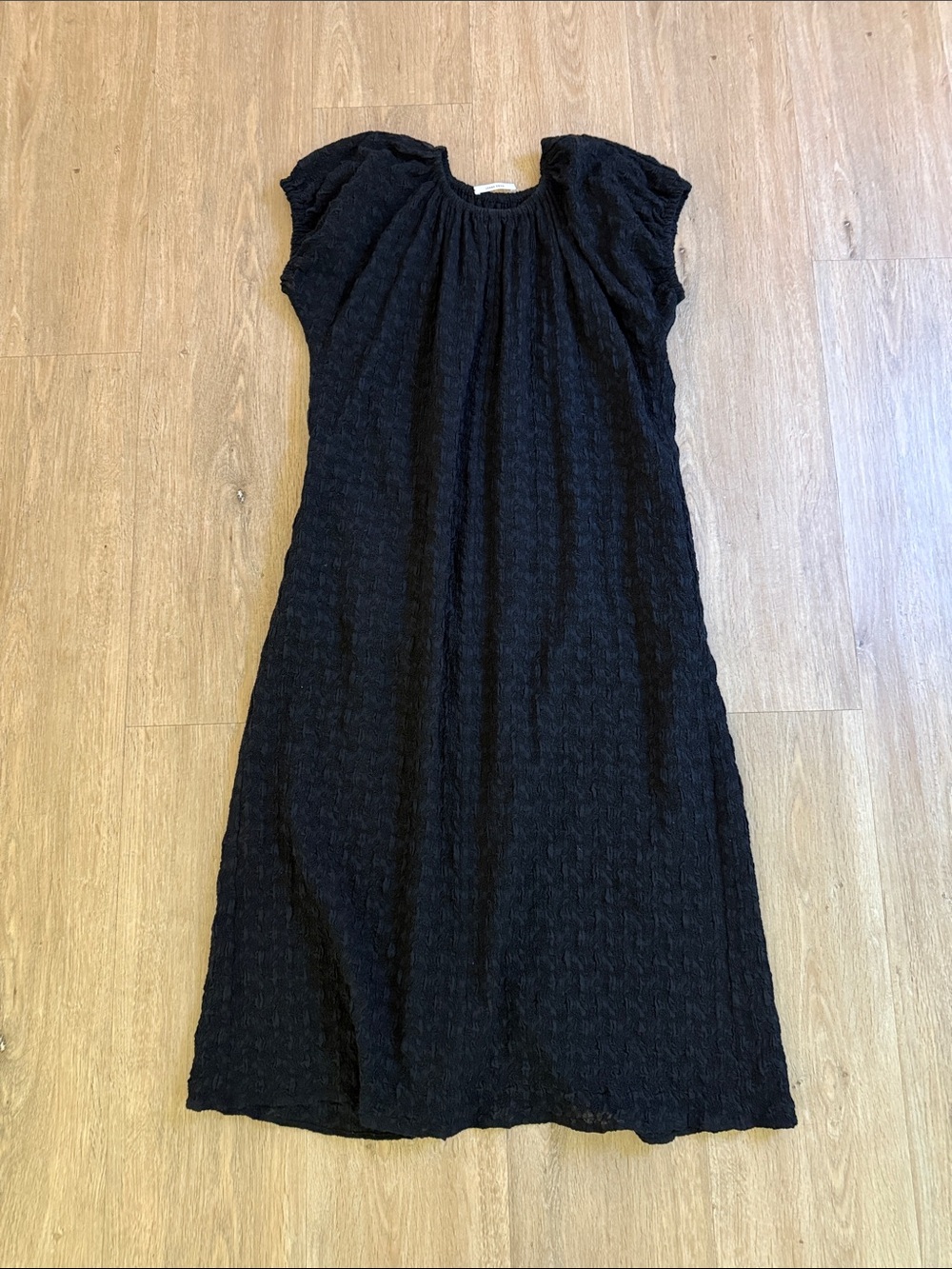 Jeana Sohn Black Women's Textured Short-Sleeve Dress Sz 1 - Worn Once